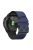 For Garmin Fenix 6X / 6X Plus  / 5X Plus / 3 / 3HR Watch Strap Genuine Leather + Silicone Wrist Band Replacement - Midnight Blue