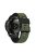 For Garmin Fenix 6X/Fenix 5X/Fenix 3 HR/Descent Mk1 Dual Color Watch Band, 26mm Silicone Sport Watch Strap - Army Green/Black