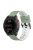 For Garmin Fenix 7 / 6 / 5 / Amazfit Falcon Silicone Watch Band 22mm Dual Color Adjustable Smart Watch Strap Replacement - Pine Needle Green / White