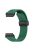 For Garmin Fenix 7 / 6 / 5 22mm Wrist Strap Flexible Silicone Watch Band with Magnetic Buckle - Army Green