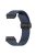 For Garmin Fenix 7 / 6 / 5 22mm Wrist Strap Flexible Silicone Watch Band with Magnetic Buckle - Midnight Blue