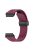 For Garmin Fenix 7 / 6 / 5 22mm Wrist Strap Flexible Silicone Watch Band with Magnetic Buckle - Wine Red