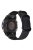 For Garmin Fenix 7 / 6 Pro / Forerunner 935 / 945 22mm Nylon Smart Watch Strap Stainless Steel Three Loops Replacement Wrist Band - Black