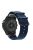 For Garmin Fenix 7 / 6 Pro / Forerunner 935 / 945 22mm Nylon Smart Watch Strap Stainless Steel Three Loops Replacement Wrist Band - Blue