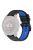 For Garmin Fenix 7 / 7 Pro / 6 / 6 Pro QuickFit 22mm Watch Band Dual Color Silicone Strap - Black+Blue