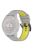 For Garmin Fenix 7 / 7 Pro / 6 / 6 Pro QuickFit 22mm Watch Band Dual Color Silicone Strap - Grey+Yellow