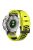 For Garmin Fenix 7 / 7 Pro Silicone Watch Strap 22mm Dual Color Band with 3 Rows Holes - Lime+Black