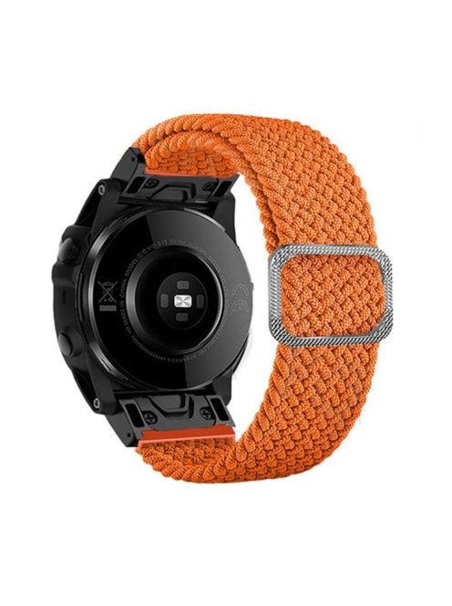 For Garmin Fenix 7 / Epix / Instinct 2 / Approach S62 / Fenix 5 Nylon Strap 22mm Smart Watch Band with Buckle - Pawpaw