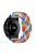 For Garmin Fenix 7 / Epix / Instinct 2 / Approach S62 / Fenix 5 Nylon Strap 22mm Smart Watch Band with Buckle - Rainbow