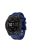 For Garmin Fenix 7 / Fenix 6 Pro / 5 / Amazfit Falcon Flexible Silicone Watch Band Replacement Stylish Wrist Strap with Buckle - Midnight Blue