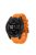 For Garmin Fenix 7 / Fenix 6 Pro / 5 / Amazfit Falcon Flexible Silicone Watch Band Replacement Stylish Wrist Strap with Buckle - Orange