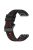 For Garmin Fenix 7 / Fenix 7 Pro Silicone Watch Band 22mm Replacement Straps - Black+Red