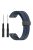 For Garmin Fenix 7 / Forerunner 965 / 955 / 945 / 935 Silicone Band Black Buckle 22mm Watch Strap - Midnight Blue