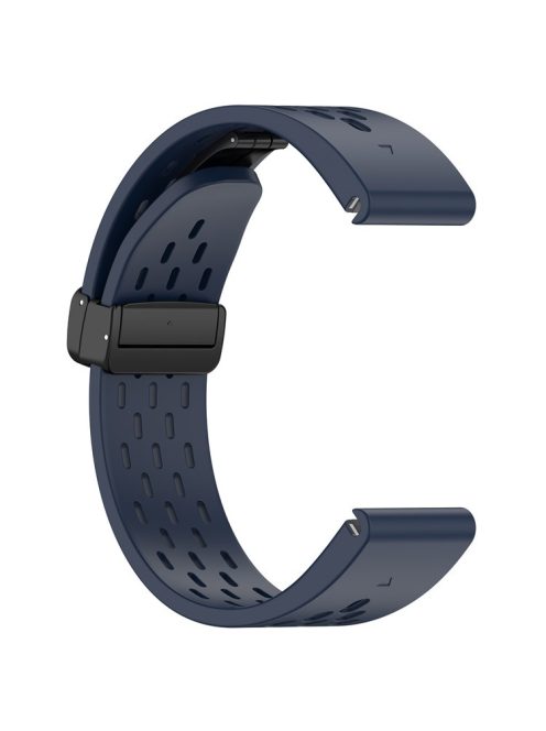 For Garmin Fenix 7 / Forerunner 965 / 955 / 945 / 935 Watch Band 22mm Silicone Breathable Wristband - Midnight Blue