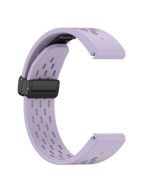 For Garmin Fenix 7 / Forerunner 965 / 955 / 945 / 935 Watch Band 22mm Silicone Breathable Wristband - Purple