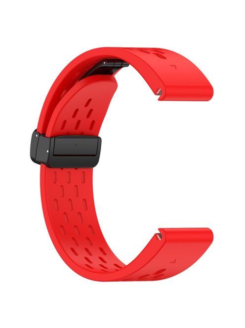 For Garmin Fenix 7 / Forerunner 965 / 955 / 945 / 935 Watch Band 22mm Silicone Breathable Wristband - Red