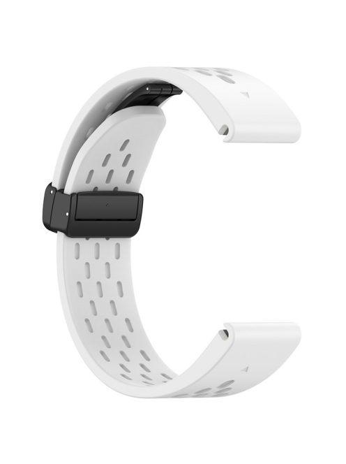 For Garmin Fenix 7 / Forerunner 965 / 955 / 945 / 935 Watch Band 22mm Silicone Breathable Wristband - White