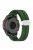 For Garmin Fenix 7 / Forerunner 965 / 955 / 945 / 935 Watch Band Dual Color 22mm Strap with Silver Buckle - Army Green+Black