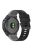 For Garmin Fenix 7 Pro  Silicone Watch Bands Dual-color Horizontal Stripes Wrist Strap - Black / Grey