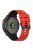 For Garmin Fenix 7 Pro  Silicone Watch Bands Dual-color Horizontal Stripes Wrist Strap - Red / Black