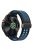 For Garmin Fenix 7 Pro / Fenix 7 Replacement Band 22mm Silicone Strap with Magnetic Buckle - Black+Sky Blue