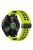 For Garmin Fenix 7 Pro / Fenix 7 Replacement Band 22mm Silicone Strap with Magnetic Buckle - Lime+Black