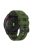 For Garmin Fenix 7 Pro / Fenix 7 Silicone Watch Bands Dual-Color Replacement Strap - Army Green+Black