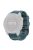 For Garmin Fenix 7 Soft Silicone Adjustable Watch Band Replacement Wrist Strap with Buckle - Blackish Green