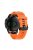 For Garmin Fenix 7 Wrist Band Quick Release Silicone Adjustable Watch Strap with Black Buckle - Orange