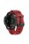 For Garmin Fenix 7 Wrist Band Quick Release Silicone Adjustable Watch Strap with Black Buckle - Red