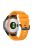 For Garmin Fenix 7/Epix Solid Color Quick Release Silicone Watch Band Replacement Wrist Strap 22mm - Amber Yellow