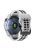 For Garmin Fenix 7/Epix Two Rows Holes Dual-color Quick Release Silicone Watch Band Wrist Strap 22mm - White/Black