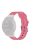 For Garmin Fenix 7S / 6S / 5S / Instinct 2S Breathable Canvas Watch Strap Smart Watch Band with Tool - Pink