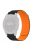 For Garmin Fenix 7S / 6S / 5S Watch Band Replacement Magnetic Silicone Strap with 20mm PC Connector - Black+Orange