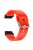 For Garmin Fenix 7S / 6S / 5S Watch Strap Silicone Breathable Replacement Bands with 20mm PC Connector - Red