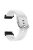 For Garmin Fenix 7S / 6S / 5S Watch Strap Silicone Breathable Replacement Bands with 20mm PC Connector - White