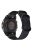 For Garmin Fenix 7S / 6S Pro / 5S Plus 20mm Nylon Watch Band Adjustable Wrist Strap with Stainless Steel Three Loops - Black