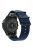 For Garmin Fenix 7S / 6S Pro / 5S Plus 20mm Nylon Watch Band Adjustable Wrist Strap with Stainless Steel Three Loops - Blue