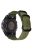 For Garmin Fenix 7S / 6S Pro / 5S Plus 20mm Nylon Watch Band Adjustable Wrist Strap with Stainless Steel Three Loops - Green