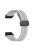 For Garmin Fenix 7S / 7S Solar / 6S / 5S Watch Strap Magnetic Buckle Silicone Band with 20mm PC Connector - Grey