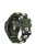 For Garmin Fenix 7X / Fenix 3 / Fenix 3 HR Silicone Watch Strap Football Pattern 26mm TPE Watch Band - Army Green