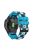 For Garmin Fenix 7X / Fenix 3 / Fenix 3 HR Silicone Watch Strap Football Pattern 26mm TPE Watch Band - Sky Blue