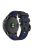 For Garmin Fenix 7X Dual-color Stylish Quick Release Silicone Watch Band Wrist Strap 26mm - Black/Blue