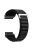 For Garmin Fenix 7X Pro / 7X Watch Band 26mm Quick Release C Buckle Nylon Watch Strap - Black