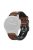 For Garmin Fenix 7X Quick Release Leather Coated Silicone Watch Band Replacement Wrist Strap 26mm - Brown