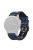 For Garmin Fenix 7X Quick Release Leather Coated Silicone Watch Band Replacement Wrist Strap 26mm - Dark Blue