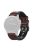 For Garmin Fenix 7X Quick Release Leather Coated Silicone Watch Band Replacement Wrist Strap 26mm - Dark Brown