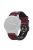 For Garmin Fenix 7X Quick Release Leather Coated Silicone Watch Band Replacement Wrist Strap 26mm - Wine Red