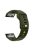 For Garmin Fenix 7X Soft Silicone Watch Strap Adjustable Wrist Band Replacement - Dark Green