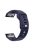 For Garmin Fenix 7X Soft Silicone Watch Strap Adjustable Wrist Band Replacement - Midnight Blue